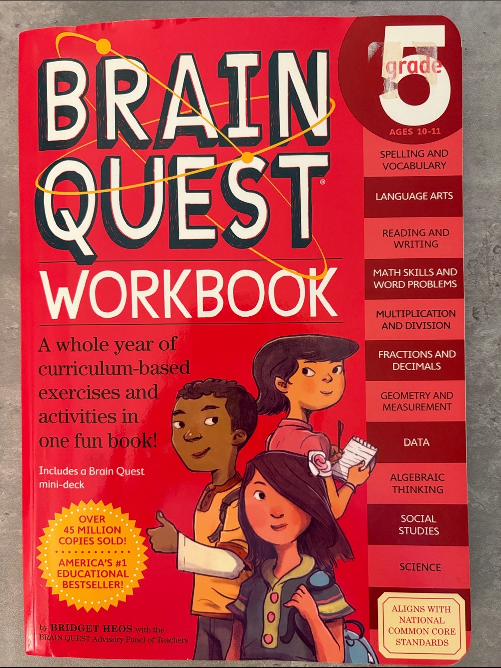 Brain Quest 5th Grade Workbook